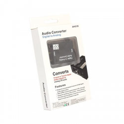 Konwerter audio Toslink Coaxial cinch rca-50898