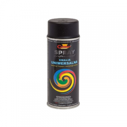 Farba lakier spray na metal czarny mat 400ml-51267