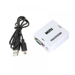 Konwerter VGA D-SUB HDMI audio cyfrowy sygnał-51995