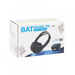 Słuchawki bezprzewodowe radio fm mp3 microSd-52077