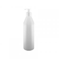 Butelka 500ml mleczna dozownik pompka HDPE-52098