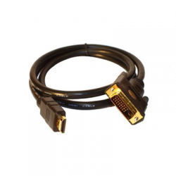Kabel HDMI-DVI 2m 19 PIN GOLD v1.3b -52936