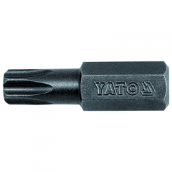 Bity końcówki wkrętak 1/4 25mm torx T10 50szt Yato-52973
