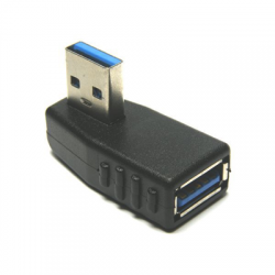 Adapter przejście kątowe wtyk lewy gn USB 3.0-53007