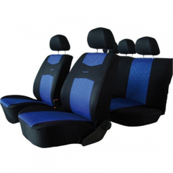 Pokrowce na fotele samochodowe komplet niebieskie-53034