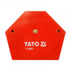 Kątownik spawalniczy magnet 64x95x14mm 11,5kg Yato-55201