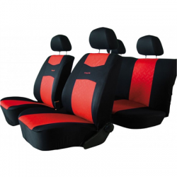 Pokrowce na fotele samochodowe komplet czerwone-55216