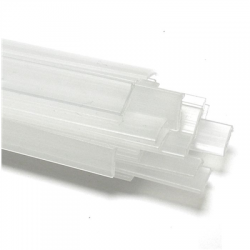 Profile tworzyw HDPE 100g białe paski-55308