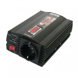Przetwornica napięcia 24V na 230V 300W/600W + USB-55379