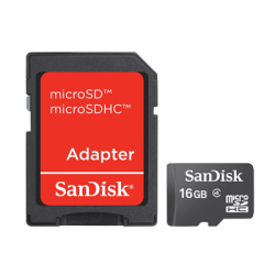 Karta pamięci microSD 16GB SanDisk kl4 adapter-56948