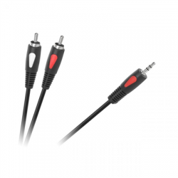 Kabel 2RCA - Jack 3,5mm 10m Cabletech Eco-Line-57475