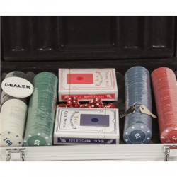 Zestaw do pokera poker 200 żetonów karty walizka-57579