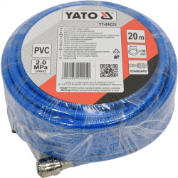 Wąż pneumatyczny zbrojony PVC 10mm 20m YATO-57916