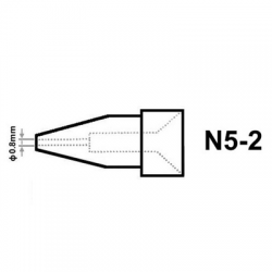 Grot dysza do rozlutownic 0,8mm typ N5-2 ZD-915-59261