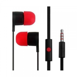 Słuchawki HTC RC E295 jack 3,5 czarno-czerwone ory-59757