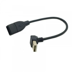 Kabel przedłużacz portu USB 2.0 kąt dolny 21cm-59903