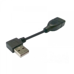 Kabel przedłużacz portu USB 2.0 kąt prawy 21cm-59904
