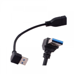 Kabel przedłużacz portu USB 3.0 kąt górny 23cm-59908