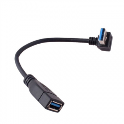 Kabel przedłużacz portu USB 3.0 kąt dolny 23cm-59909