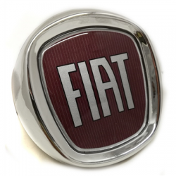 Emblemat logo znaczek Fiat 95mm czerwony-60154