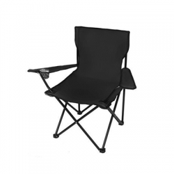 Krzesło fotel wędkarski na ryby czarny-60404
