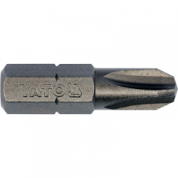 Bity końcówki wkrętakowe 1/4 25 mm ph3 10szt Yato-60468