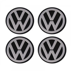 Naklejki na kołpaki emblemat VW 60mm alu-60504