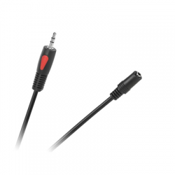 Kabel przedłużacz jack 3.5 wtyk-gn 5m Cabletech-63636