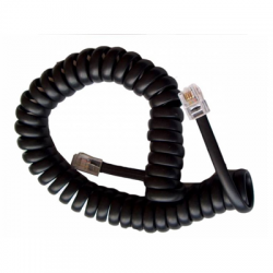 Kabel przewód telefoniczny 14ft 4.5m czarny-63641