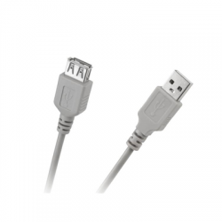 Kabel USB typu A wtyk-gniazdo przedłużacz 1,8m-63652
