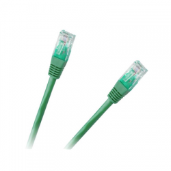 Kabel UTP 8c CCA Patchcord cat.6e 0,5m zielony-63667
