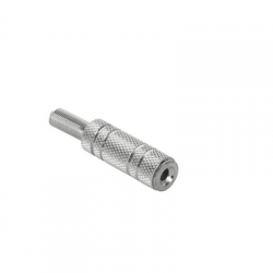 Gniazdo Jack 3.5mm mono metal na kabel 1szt-63800
