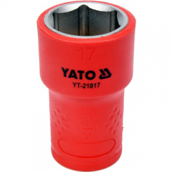 Nasadka 17mm 3/8 izolowana 6-kąt VDE YATO-64085