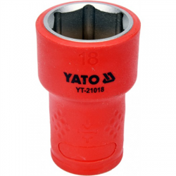 Nasadka 18mm 3/8 izolowana 6-kąt VDE YATO-64086