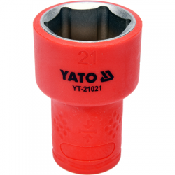 Nasadka 21mm 3/8 izolowana 6-kąt VDE YATO-64104