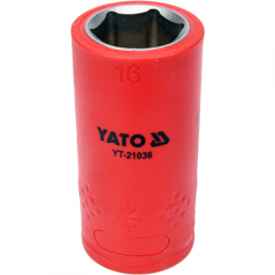 Nasadka izolowana 16mm 1/2" 6-kąt VDE YATO-64111