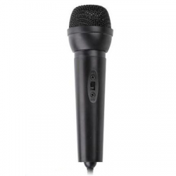 Mikrofon dynamiczny karaoke jack 3,5 przewód 1,8m-64623