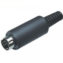 Wtyk DIN mini 4 PIN na kabel miniDIN-64636