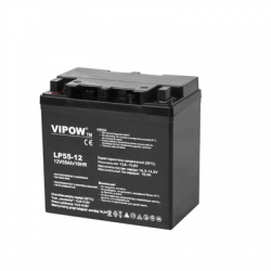 Akumulator żelowy 12V 55Ah Vipow-64962