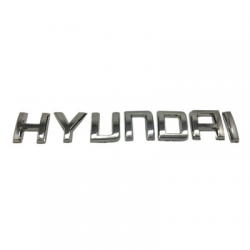 Emblemat napis HYUNDAI tył chrom 145x22mm-65512