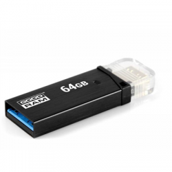 Pendrive 64GB USB 3.0  microUSB OTG czarny Goodram-65552