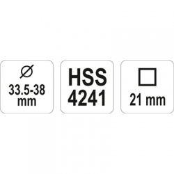Rozwiertak nastawny HSS 33,5-38mm Yato-66206