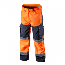 Spodnie robocze SOFTSHELL pomarańczowe L NEO-66359