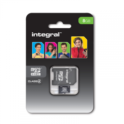 Karta pamięci microSD 8GB Integral kl4 adapter-67259
