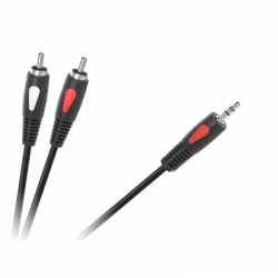 Kabel wtyk jack3.5-2RCA 1.8m Cabletech Eco-Line-67436