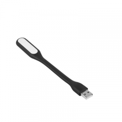 Lampka USB LED 1,2W czarna Quer-67700