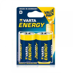 Bateria R20 alkaliczna VARTA ENERGY 2szt-70480