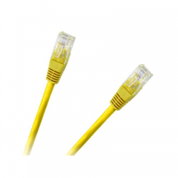 Kabel UTP 8c wtyk-wtyk 3,0m CCA żółty cat.6e-73221