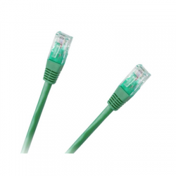 Kabel UTP 8c wtyk-wtyk 3,0m CCA zielony cat.6e-73223