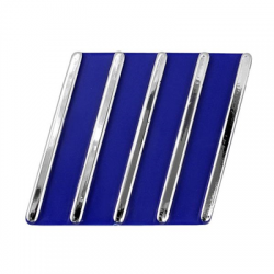 Emblemat Znaczek Fiat Romb Niebieski Seicento 50mm-77917